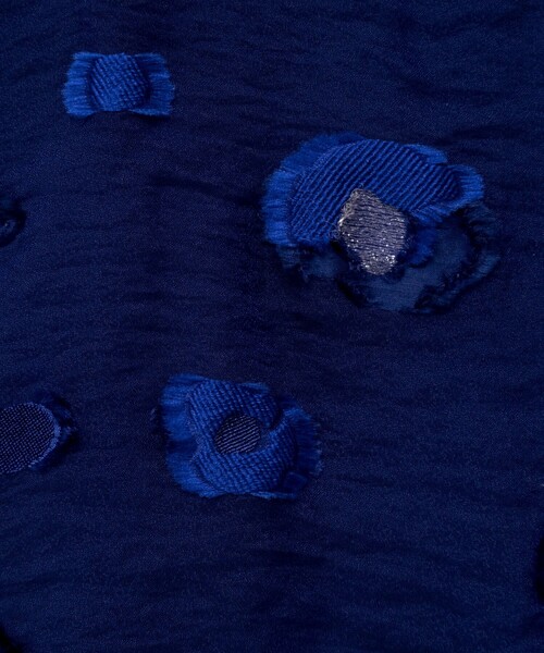 NOLLEY’S（ノーリーズ）の「《セットアップ対応》【KIRYU】 MIXウォッシャブルフラワー柄ジャガードパンツ（その他パンツ・レディース・ロイヤルブルー・38）」の12枚目の写真