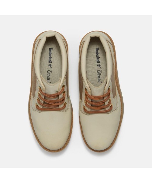 Timberland(ティンバーランド)の「ストーン ストリート ミッド ウォータープルーフ ブーツ レディース(防水)(ブーツ・レディース・ライトベージュ・24.0cm/23.5cm/23.0cm/22.5cm)」の3枚目の写真