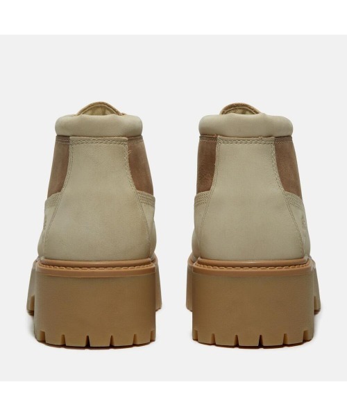 Timberland(ティンバーランド)の「ストーン ストリート ミッド ウォータープルーフ ブーツ レディース(防水)(ブーツ・レディース・ライトベージュ・24.0cm/23.5cm/23.0cm/22.5cm)」の5枚目の写真