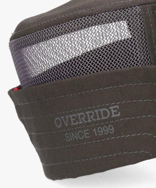 OVERRIDE（オーバーライド）の「OVERRIDE  FLAP DE GAULLE CAP SG / オーバーライド（キャップ・レディース・ベージュ/チャコール・57~59cm）」の15枚目の写真