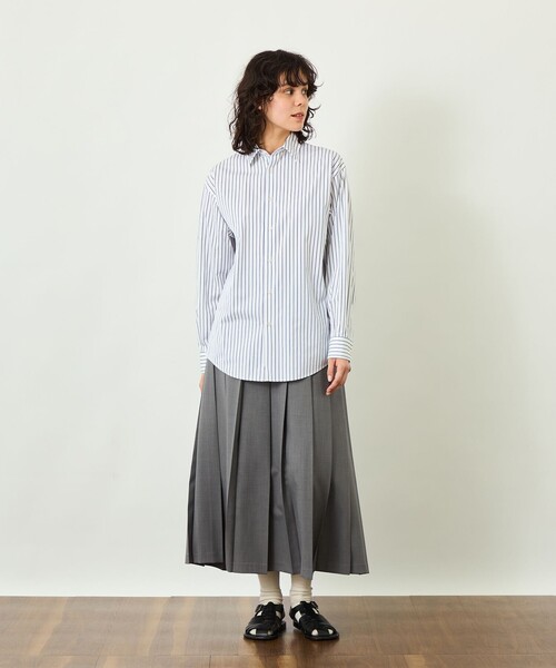 MACKINTOSH PHILOSOPHY(マッキントッシュ フィロソフィー)の「【GREY LABEL】THOMAS MASONレギュラーカラーシャツ(シャツ/ブラウス・レディース・グレー系その他2/グリーン系その他4/ブルー系その他4/ブルー系その他2・2/6/4)」の6枚目の写真
