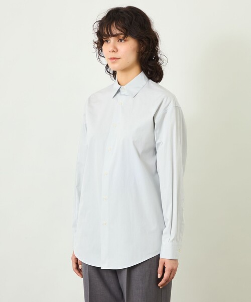 MACKINTOSH PHILOSOPHY(マッキントッシュ フィロソフィー)の「【GREY LABEL】THOMAS MASONレギュラーカラーシャツ(シャツ/ブラウス・レディース・グレー系その他2/グリーン系その他4/ブルー系その他4/ブルー系その他2・2/6/4)」の10枚目の写真