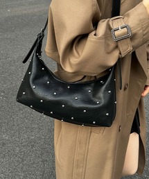 HALEY PESCA/2way スタッズショルダー ハンドバッグ