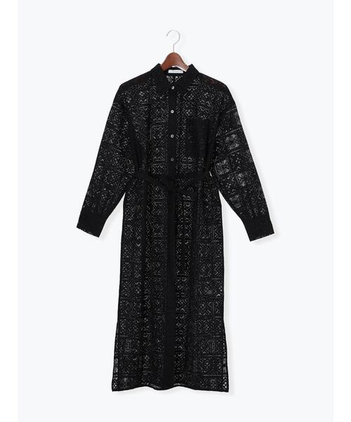 Te chichi（テチチ）の「レースシャツワンピース（ワンピース・レディース・オフホワイト/ブラック・F）」の13枚目の写真