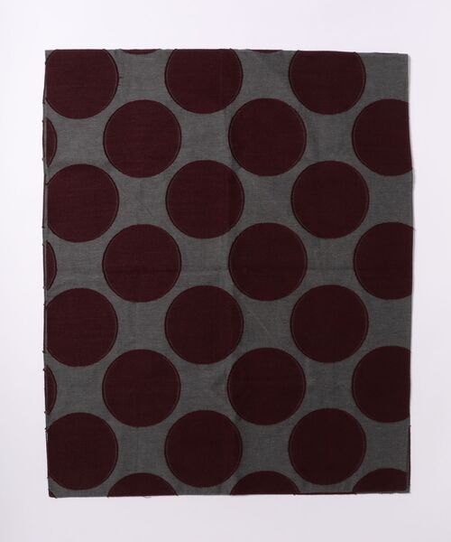 gomme（ゴム）の「ドットストール（ストール/ショール・レディース・ブラック/グレー・FREE）」の2枚目の写真