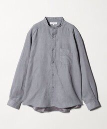 A DAY IN THE LIFE UNITED ARROWS（アデイインザライフユナイテッドアローズ）の「スエードライク リラックス バンドカラーシャツ<A DAY IN THE LIFE>（シャツ/ブラウス）」