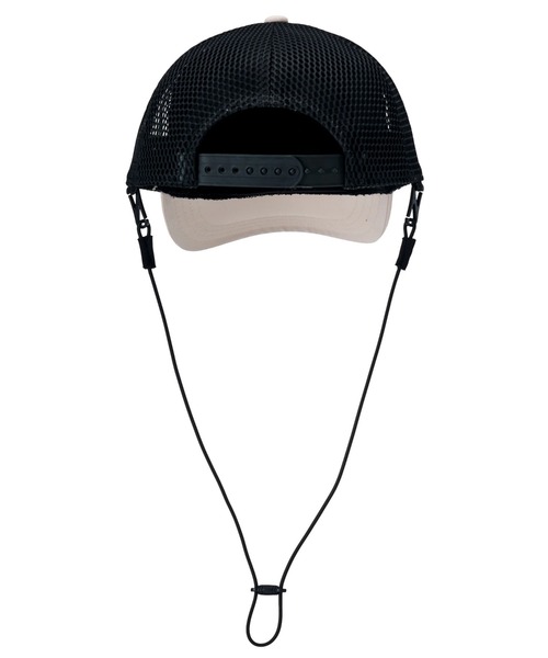 ROXY(ロキシー)の「ROXY キッズ GIRL WR UV WATER MESH CAP サーフキャップ 【2026年春夏モデル】/ロキシーUVCUT帽子(キャップ・キッズ・ベージュ/ブラック・FREE)」の6枚目の写真