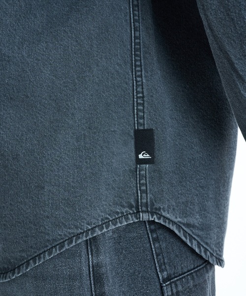 Quiksilver（クイックシルバー）の「QUIKSILVER メンズ DENIM WASH SH 長袖デニムシャツ ルーズフィット 【2026年春夏モデル】/クイックシルバー（シャツ/ブラウス・メンズ・グレー/インディゴブルー/ブルー・LARGE/MEDIUM/X-LARGE）」の10枚目の写真