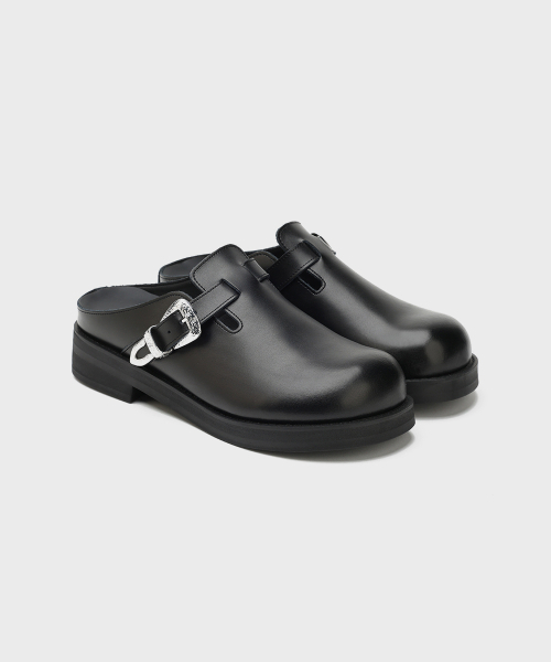 FIRENZE ATELIER（フィレンツェアトリエ）の「[SECOND.A] アンティークバックル6CMバルーンブローファー2NDS090B [ブラック]（サンダル・メンズ・その他・25cm/26cm/27cm/28cm）」の2枚目の写真