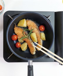 DELISH KITCHEN（デリッシュキッチン）の「デリッシュキッチン ブルーダイヤモンドコートIH対応いため鍋20cm（鍋/フライパン）」