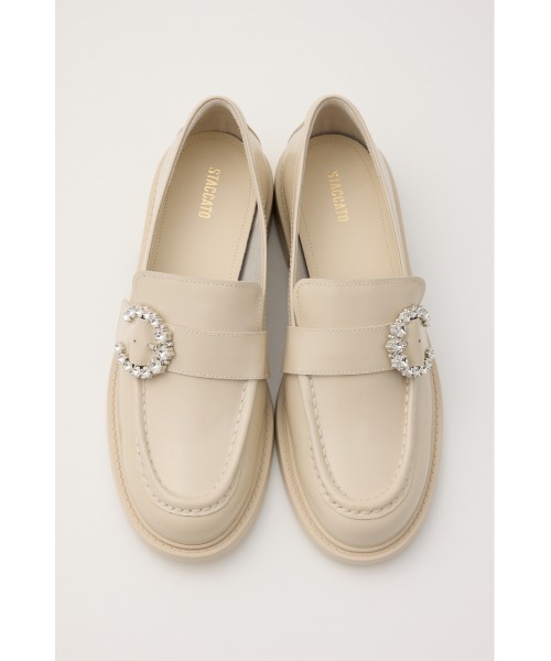 STACCATO（スタッカート）の「ﾑｰﾝｿﾌﾄﾗｲﾄﾛｰﾌｧｰ（ローファー・レディース・キナリ/ブラック・24.5cm/24.0cm/23.5cm/23.0cm/22.5cm）」の14枚目の写真