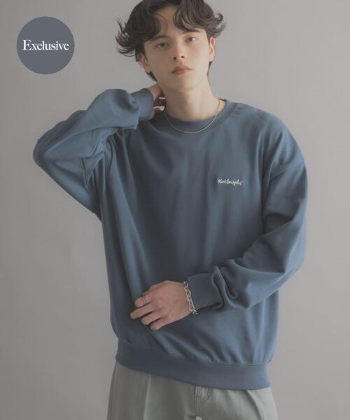 SENSE OF PLACE by URBAN RESEARCH（センスオブプレイスバイアーバンリサーチ）の「『別注』MARK GONZALES×SENSE OF PLACE　スウェット（スウェット・メンズ・ブルー/グレー/ブラック・LARGE/MEDIUM）」の3枚目の写真