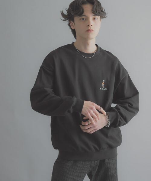 SENSE OF PLACE by URBAN RESEARCH（センスオブプレイスバイアーバンリサーチ）の「『別注』MARK GONZALES×SENSE OF PLACE　スウェット（スウェット・メンズ・ブルー/グレー/ブラック・LARGE/MEDIUM）」の4枚目の写真