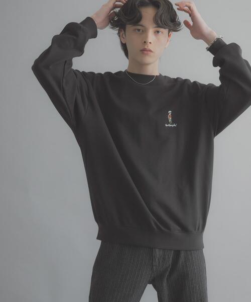 SENSE OF PLACE by URBAN RESEARCH（センスオブプレイスバイアーバンリサーチ）の「『別注』MARK GONZALES×SENSE OF PLACE　スウェット（スウェット・メンズ・ブルー/グレー/ブラック・LARGE/MEDIUM）」の5枚目の写真