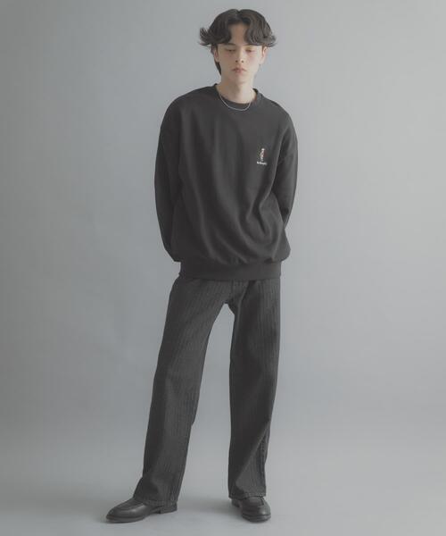 SENSE OF PLACE by URBAN RESEARCH（センスオブプレイスバイアーバンリサーチ）の「『別注』MARK GONZALES×SENSE OF PLACE　スウェット（スウェット・メンズ・ブルー/グレー/ブラック・LARGE/MEDIUM）」の7枚目の写真