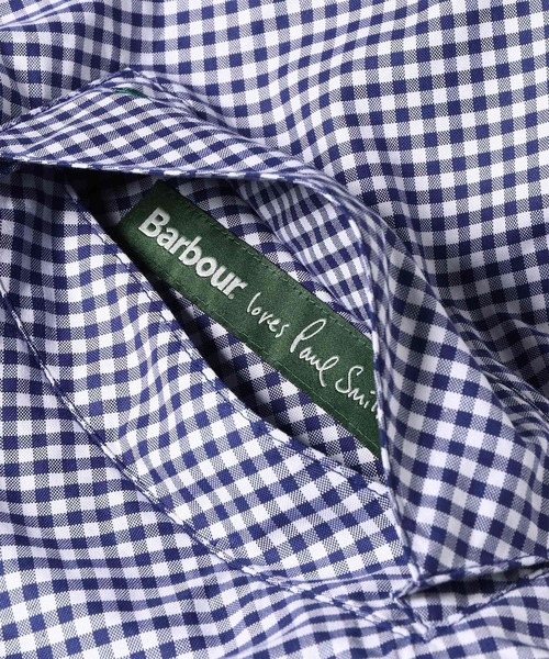 Paul Smith（ポールスミス）の「Paul Smith Loves Barbour "Transport" シャツジャケット / 163703 MCA1128（その他アウター・メンズ・ブルー・SMALL/MEDIUM/LARGE/X-LARGE）」の5枚目の写真