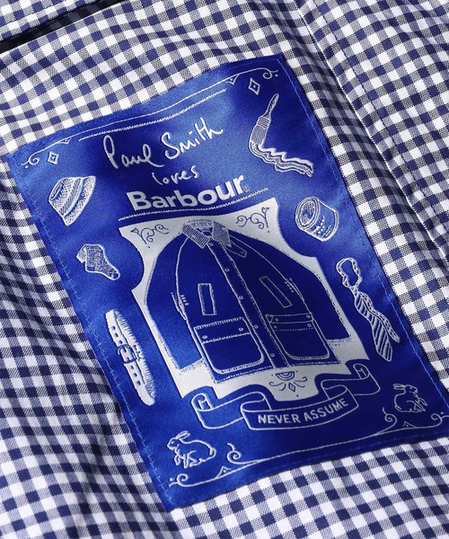 Paul Smith（ポールスミス）の「Paul Smith Loves Barbour "Transport" シャツジャケット / 163703 MCA1128（その他アウター・メンズ・ブルー・SMALL/MEDIUM/LARGE/X-LARGE）」の7枚目の写真