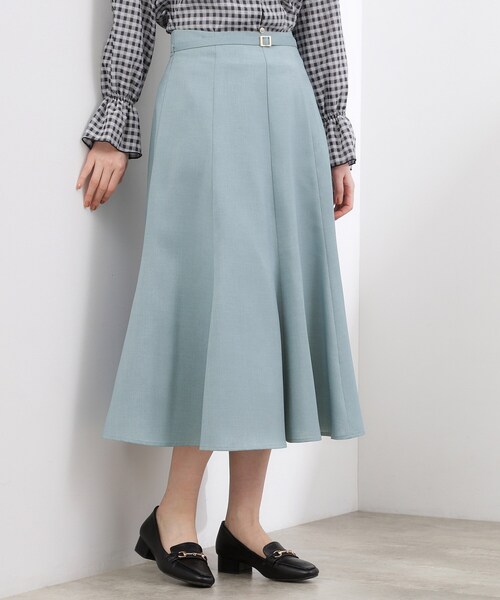 grove（グローブ）の「【貴島明日香さん着用・洗える】ランダムドットマーメイドスカート（スカート・レディース・サックスブルー/ベージュ系5/ネイビー系5・02/03）」の5枚目の写真