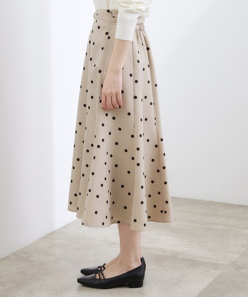 grove（グローブ）の「【貴島明日香さん着用・洗える】ランダムドットマーメイドスカート（スカート・レディース・サックスブルー/ベージュ系5/ネイビー系5・02/03）」の21枚目の写真