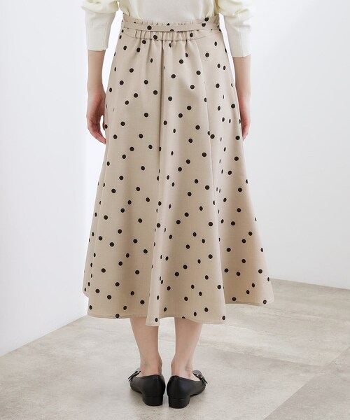grove（グローブ）の「【貴島明日香さん着用・洗える】ランダムドットマーメイドスカート（スカート・レディース・サックスブルー/ベージュ系5/ネイビー系5・02/03）」の22枚目の写真