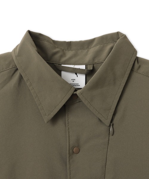 PUMA(プーマ)の「PUMA OVERSIZED SS SHIRT / プーマ ユニセックス オーバーサイズド ショートスリーブ シャツ(シャツ/ブラウス・メンズ・ブラック/ベージュ/グリーン・S/XL/L/M)」の4枚目の写真