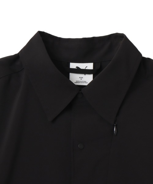 PUMA(プーマ)の「PUMA OVERSIZED SS SHIRT / プーマ ユニセックス オーバーサイズド ショートスリーブ シャツ(シャツ/ブラウス・メンズ・ブラック/ベージュ/グリーン・S/XL/L/M)」の14枚目の写真
