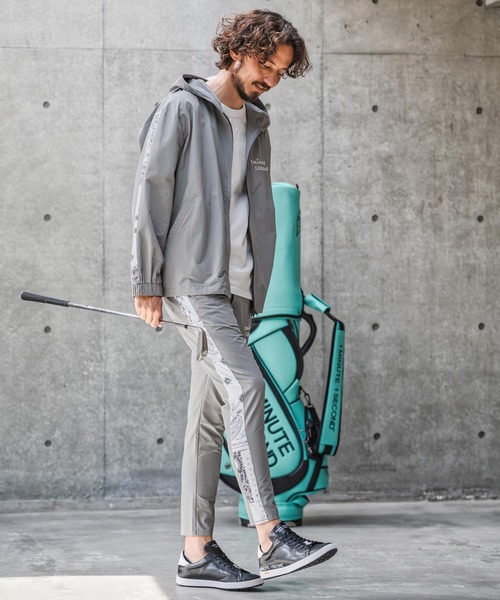 1minute 1second(ワンミニットワンセカンド)の「mp14689-nylon x knit line easy pants イージーパンツ(1M26N020)(その他パンツ・メンズ・ブラック×ホワイト/ブラック×ブラック/グレー・S/XL/L/M)」の7枚目の写真