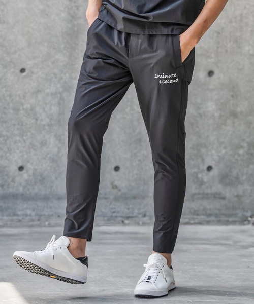 1minute 1second(ワンミニットワンセカンド)の「mp14689-nylon x knit line easy pants イージーパンツ(1M26N020)(その他パンツ・メンズ・ブラック×ホワイト/ブラック×ブラック/グレー・S/XL/L/M)」の17枚目の写真