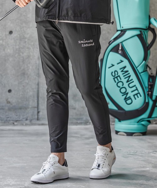 1minute 1second(ワンミニットワンセカンド)の「mp14689-nylon x knit line easy pants イージーパンツ(1M26N020)(その他パンツ・メンズ・ブラック×ホワイト/ブラック×ブラック/グレー・S/XL/L/M)」の19枚目の写真
