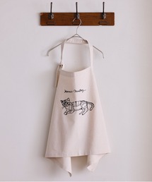 salle de bal（サルデバル）の「【 ＋HayU fabric / ハユ  】SHORT APRON 　ショートエプロン　WHAQG-0068 0069　KOI（エプロン）」