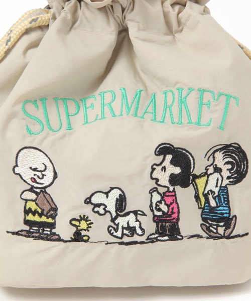 BAYFLOW（ベイフロー）の「【PEANUTS】保冷保温巾着トートS（トートバッグ・レディース・ライトグレー/ライトブルー/アイボリー/ブラック・0）」の15枚目の写真