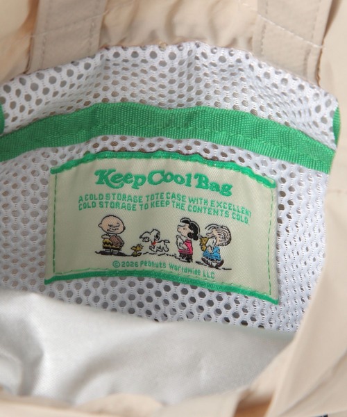 BAYFLOW（ベイフロー）の「【PEANUTS】保冷保温巾着トートS（トートバッグ・レディース・ライトグレー/ライトブルー/アイボリー/ブラック・0）」の16枚目の写真