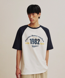 CACTUSDONUTMARKET（カクタスドーナツマーケット）の「1982 Raglan T-Shirt - Navy（Tシャツ/カットソー）」