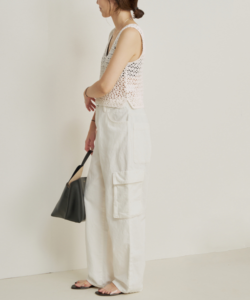 plage（プラージュ）の「R’IAM HAND ニットタンク（タンクトップ・レディース・ホワイト/ブラック・FREE）」の17枚目の写真