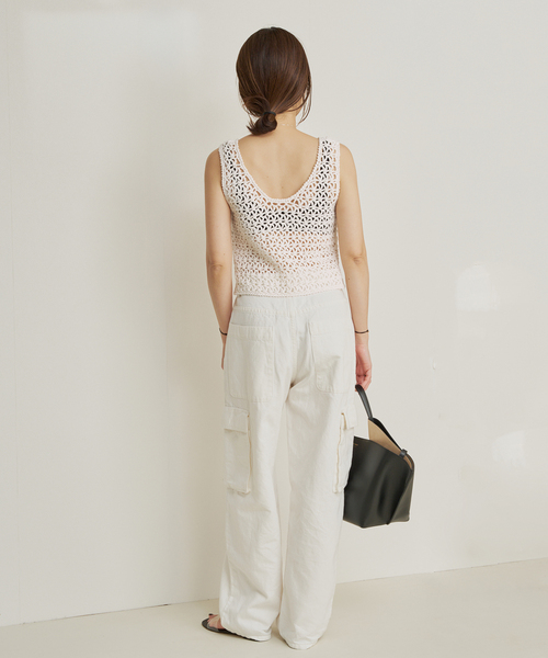 plage（プラージュ）の「R’IAM HAND ニットタンク（タンクトップ・レディース・ホワイト/ブラック・FREE）」の18枚目の写真