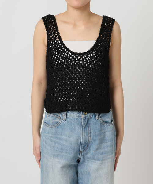 plage（プラージュ）の「R’IAM HAND ニットタンク（タンクトップ・レディース・ホワイト/ブラック・FREE）」の22枚目の写真