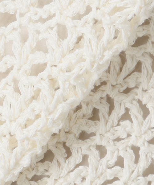 plage（プラージュ）の「R’IAM HAND ニットタンク（タンクトップ・レディース・ホワイト/ブラック・FREE）」の5枚目の写真