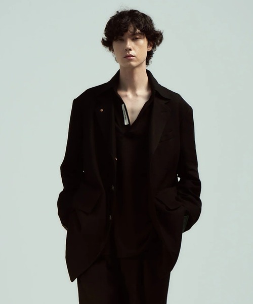 BED J.W. FORD(ベッドフォード)の「【BED J.W. FORD/ベッドフォード】Nice Material Easy J(テーラードジャケット・メンズ・ブラウン/ブラック・0)」の2枚目の写真