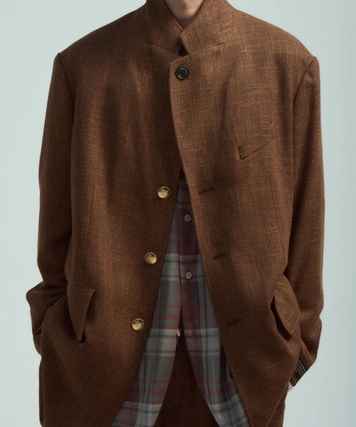 BED J.W. FORD(ベッドフォード)の「【BED J.W. FORD/ベッドフォード】Nice Material Easy J(テーラードジャケット・メンズ・ブラウン/ブラック・0)」の9枚目の写真