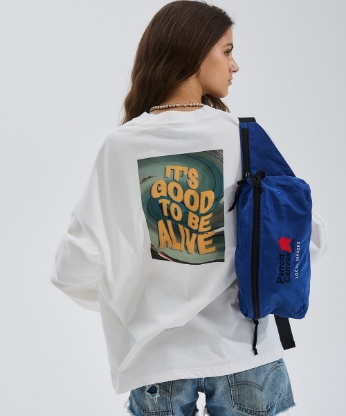 PARROTT CANVAS（パロットキャンバス）の「PC L/S T-shirt "Alive"（Tシャツ/カットソー・レディース・ホワイト・FREE）」の2枚目の写真