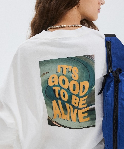 PARROTT CANVAS（パロットキャンバス）の「PC L/S T-shirt "Alive"（Tシャツ/カットソー・レディース・ホワイト・FREE）」の4枚目の写真
