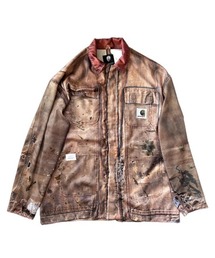 DONOBAN（ドノバン）の「【TALKING ABOUT THE ABSTRACTION】PRINT COVERALL / ブラウン [26SS-J-001]（ライダースジャケット）」