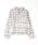 ADAM PATEK�i�A�_���p�e�b�N�j�́u�yADAMPATEK/�A�_���p�e�b�N�zshort length bleached check zipup shirt/�V���[�g��ZIP�`�F�b�N�V���c�i�V���c/�u���E�X�j�v�b�z���C�g