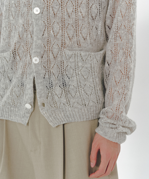 MMIC(エムエムアイシー)の「UNRAVEL CARDIGAN (GRAY)(カーディガン/ボレロ・メンズ・その他・MEDIUM/LARGE)」の7枚目の写真