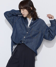 COMME CA Wardrobe（コムサワードローブ）の「テンセル リネンデニム シャツ（シャツ/ブラウス）」