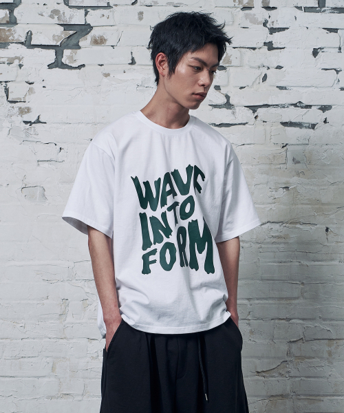 PEID(ペイド)の「PD ウェーブフォーム 半袖Tシャツ ホワイト(Tシャツ/カットソー・レディース・ホワイト・2/3/4/5/6/1)」の2枚目の写真