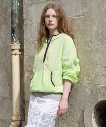 SINOON（シヌーン）の「Button Up Volume Jumper (Lime)（その他アウター）」