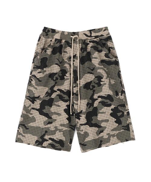 DANKE SCHON(ダンケシェーン)の「DankeSchon/ダンケシェーン/CAMO RHINESTONE SHORTS(スウェットパンツ・メンズ・その他2・L/M)」の1枚目の写真