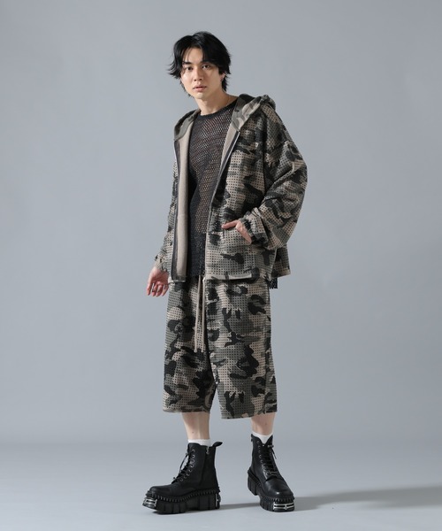 DANKE SCHON（ダンケシェーン）の「DankeSchon/ダンケシェーン/CAMO LINESTONE SHORTS（スウェットパンツ・メンズ・その他2・L/M）」の5枚目の写真