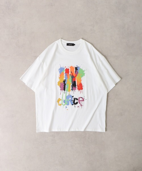 FUNALIVE(ファンアライブ)の「ABETTOR ヘビーウエイトストリートファッションモチーフプリントTシャツ 半袖(Tシャツ/カットソー・メンズ・クリーム/ブラック/ホワイト系その他5/ホワイト系その他2/ブラック系その他5・M/L)」の11枚目の写真